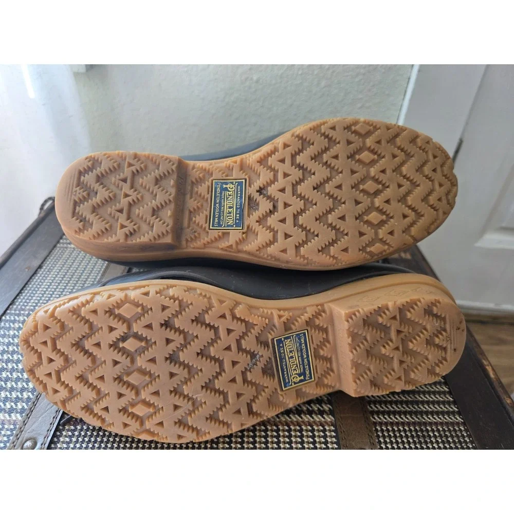 Pendleton Insulated Plaid Heritage Duck Winter Snow Boots Mens Size 9